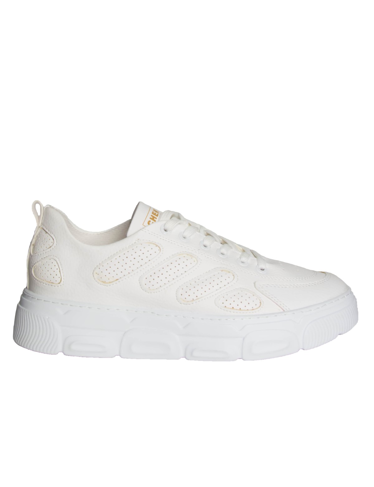 Ανδρικά λευκά Casual Sneakers δίσολα CH105A φωτογραφία